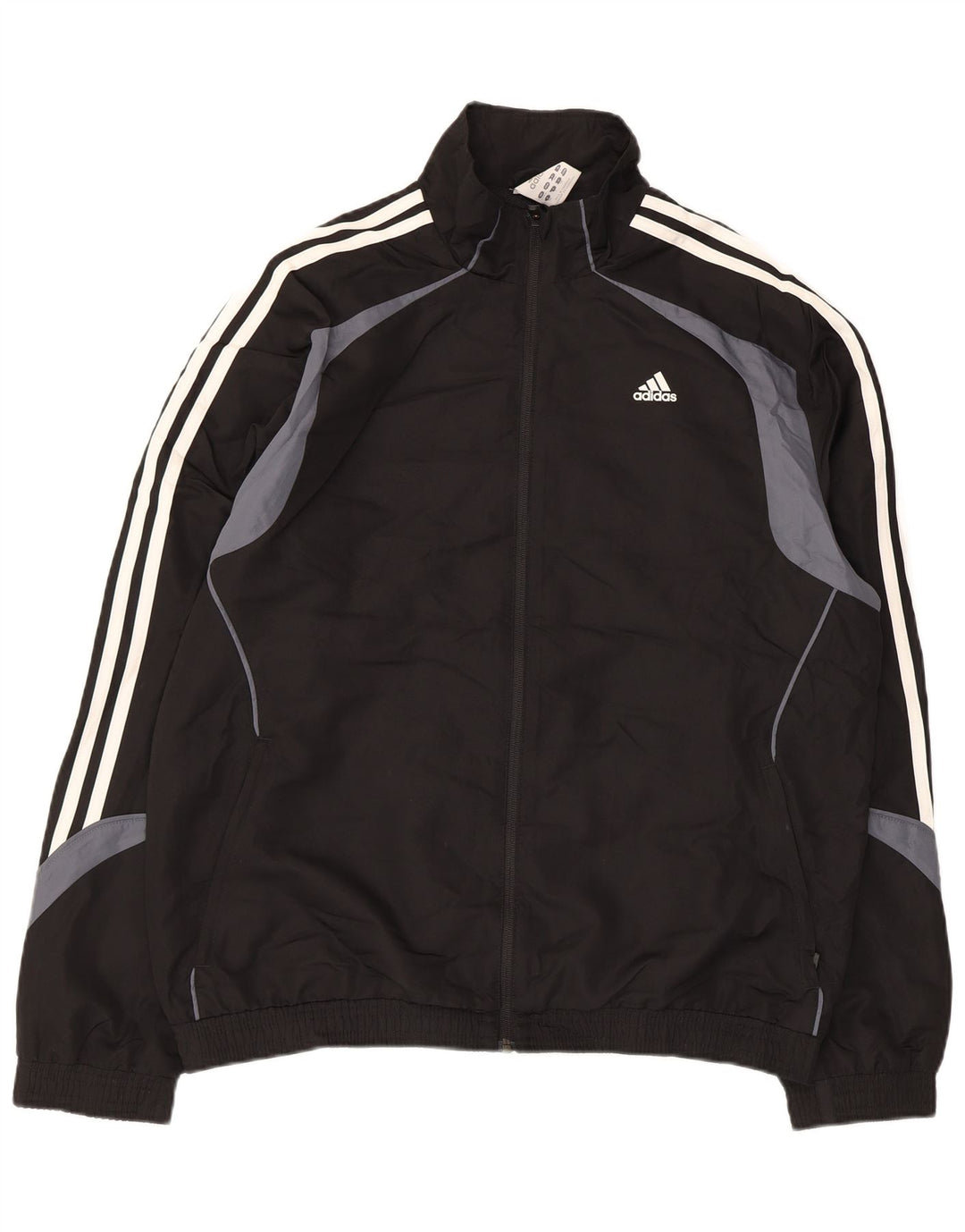 Adidas Træningsdragt til mænd Top jakke UK 42/44 Large Black Colourblock Polyester