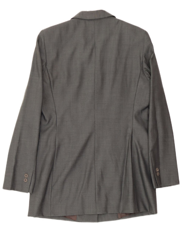 Koan Dame 4-knaps blazerjakke IT 44 Medium Grey Virgin Wool