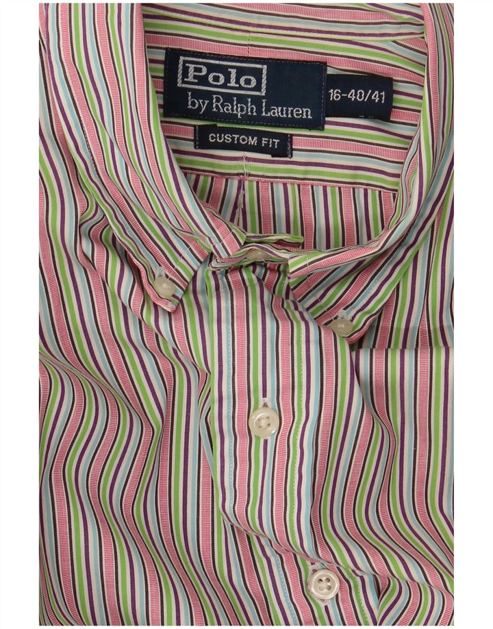 Polo Ralph Lauren Herreskjorte str. 40/41 16 Stor flerfarvet stribet
