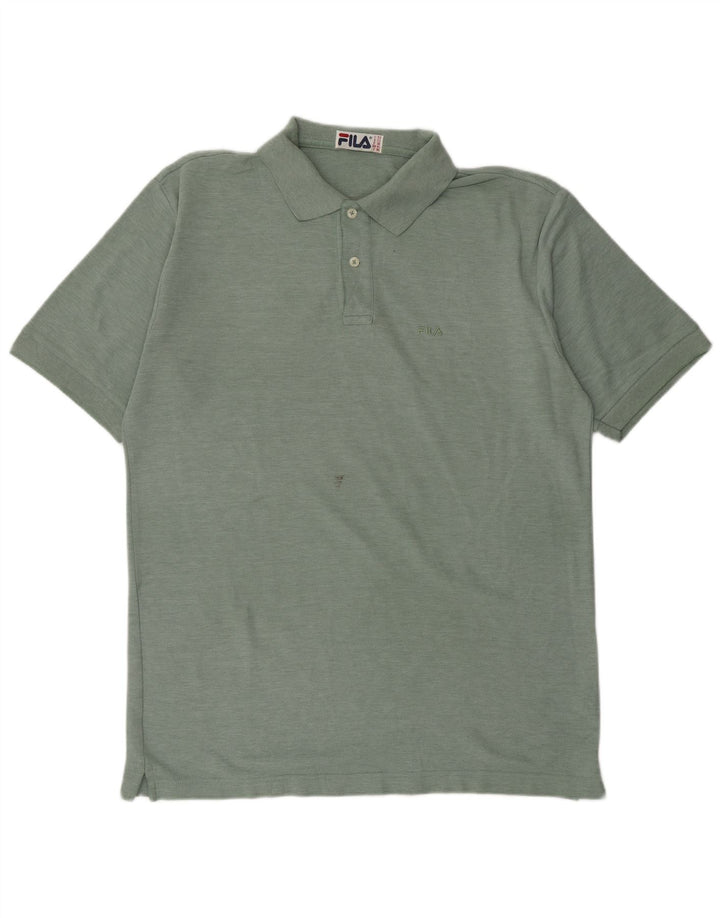 FILA Poloshirt til mænd IT 52 Stor grøn bomuld