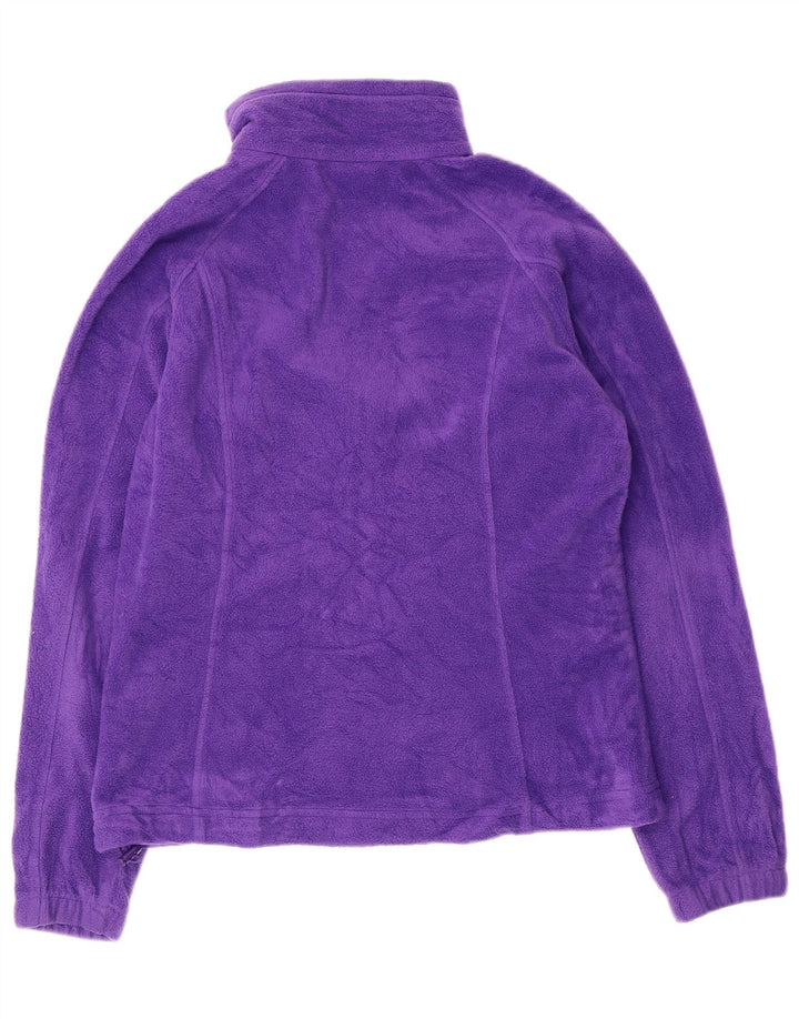 Columbia Dame Fleecejakke UK 14 Medium Lilla Polyester
