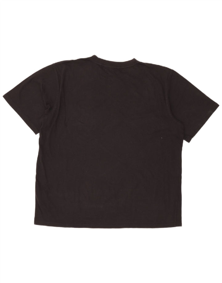 PUMA Herre T-Shirt Top 2XL Sort Bomuld