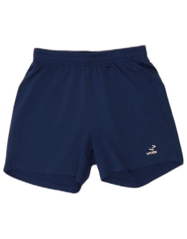 Umbro Boys Sports Shorts 9-10 År Medium Navy Blue Polyester