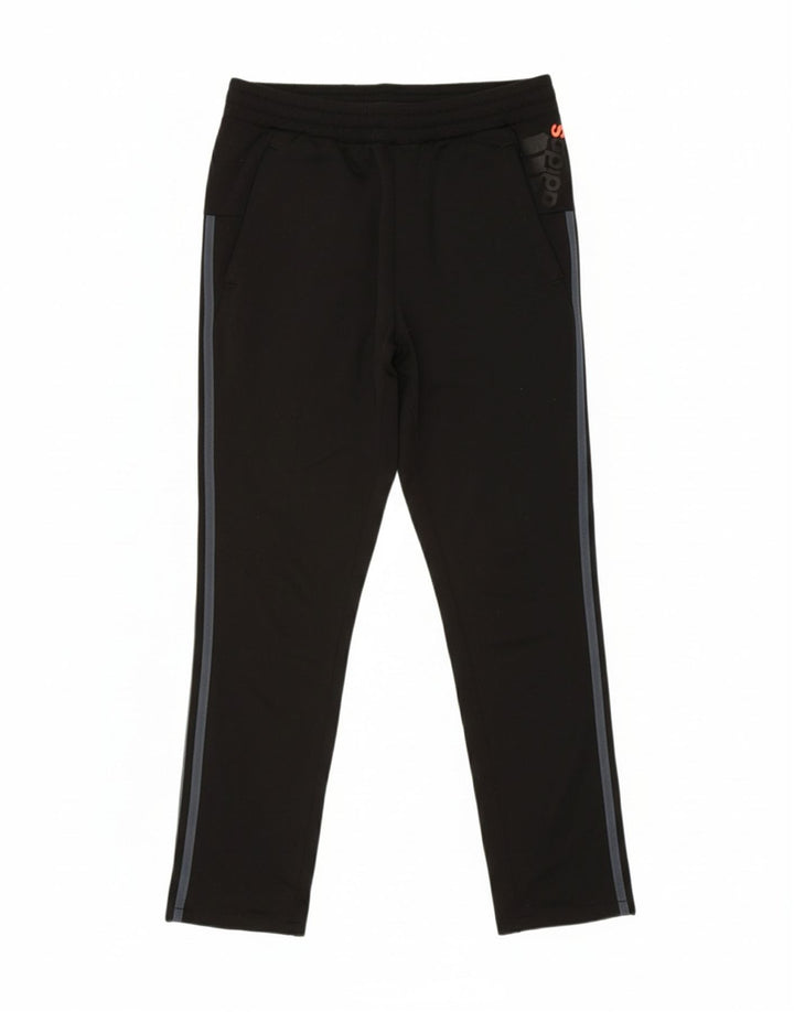ADIDAS Mens Graphic Tracksuit Trousers UK 38/40 Medium  Black Polyester Vintage Adidas and Second-Hand Adidas from Messina Hembry 