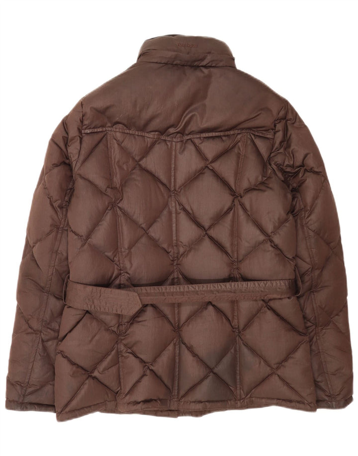 Barbour Polstret jakke til kvinder UK 12 Medium Brun Polyester