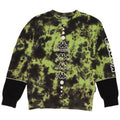 Kappa Boys Graphic Sweatshirt Jumper 11-12 år Green Tie Dye