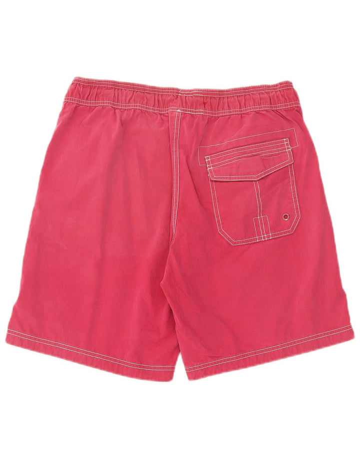 Fedt ansigt Herre badeshorts store røde bomuld