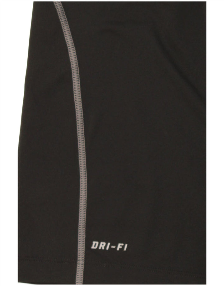 Nike Compression T-Shirt Top XL til mænd, sort polyester