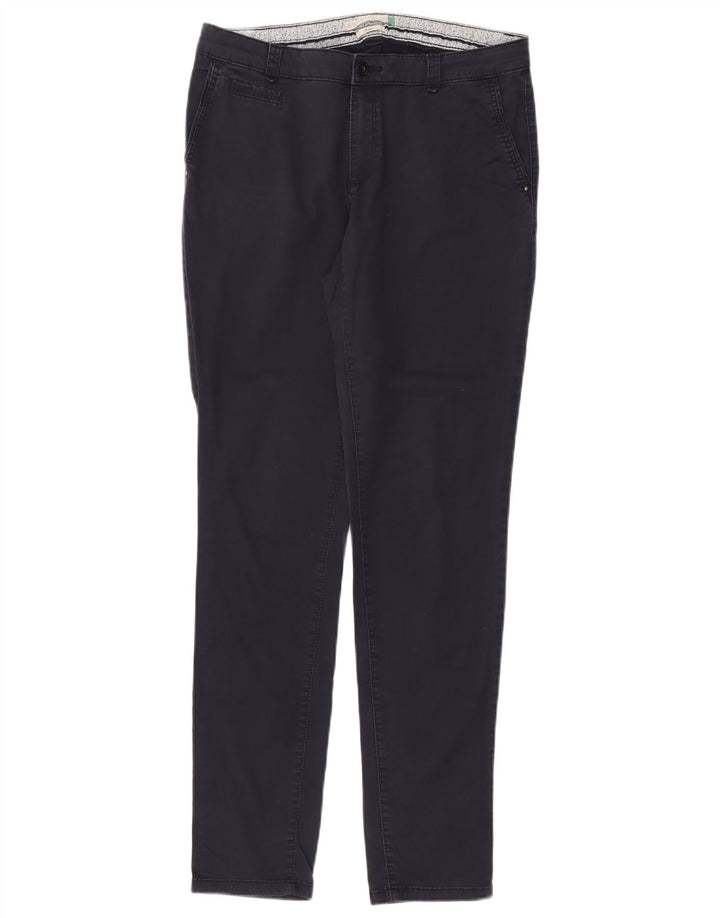 Esprit Dame Slim Chino Bukser W32 L31 Marineblå Bomuld