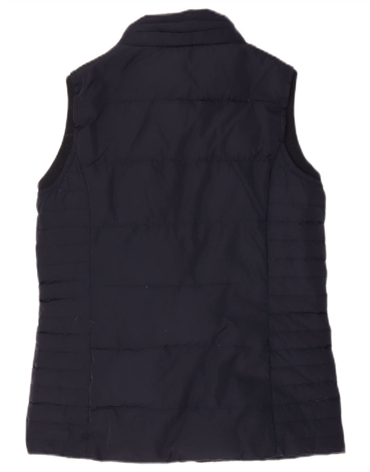 Besætningstøj Dame Oversized Polstret Gilet UK 10 Small Navy Blue Polyester