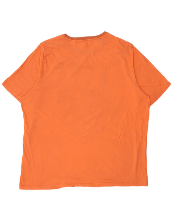 Puma Herre Valencia Grafisk T-Shirt Top 2XL Orange