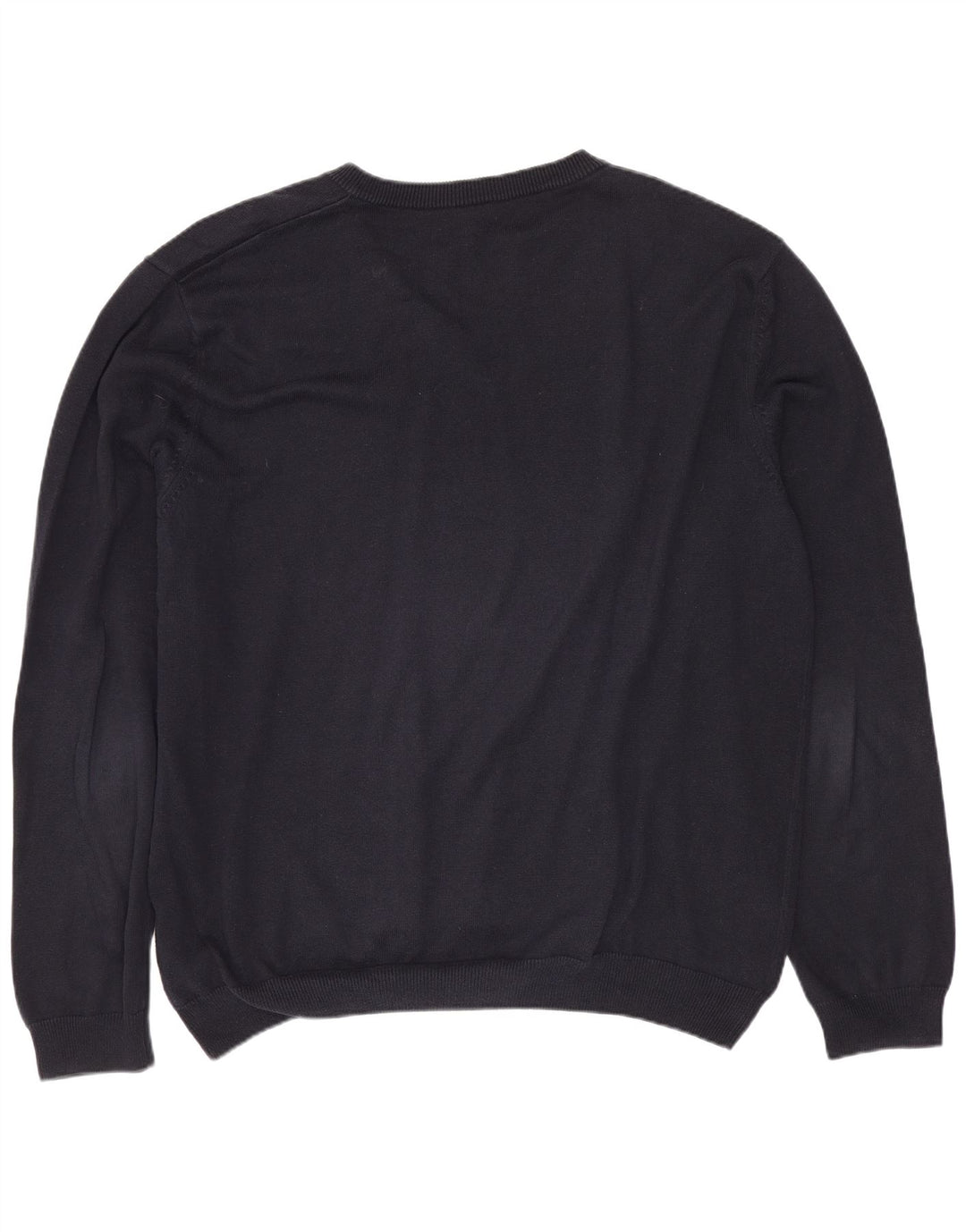 HUGO BOSS Herre V-hals sweater XL Marineblå Bomuld