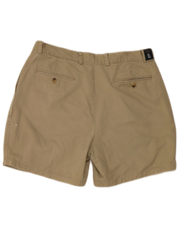 Nautica Herre Pegged Chino Shorts W36 Large Khaki Bomuld