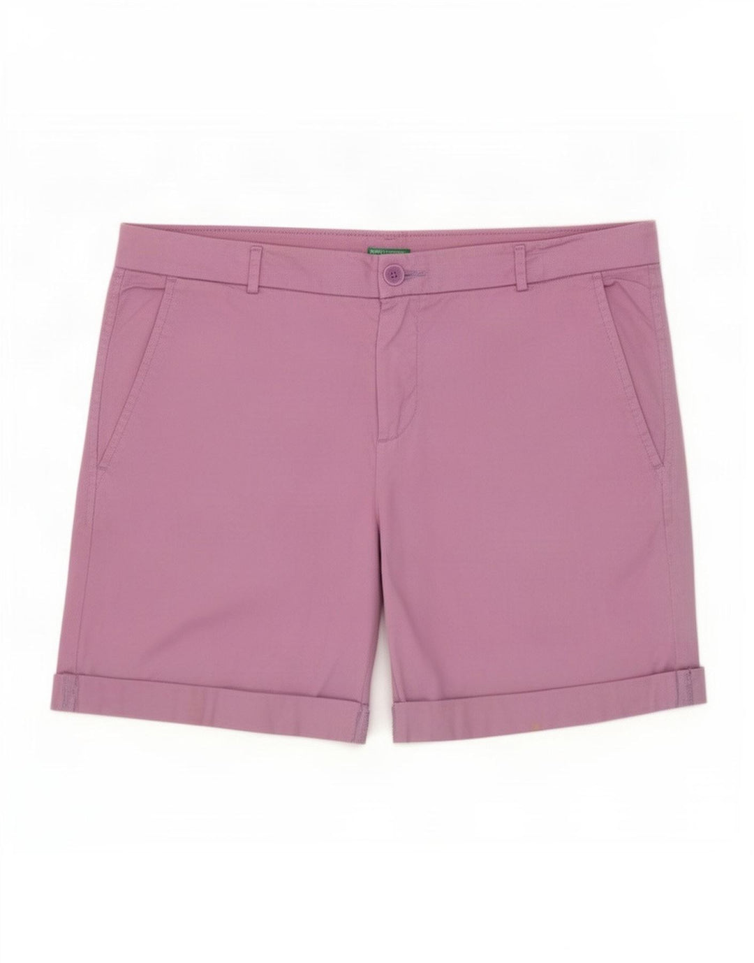 Benetton Chino Shorts til kvinder IT 44 Medium W34 Lilla
