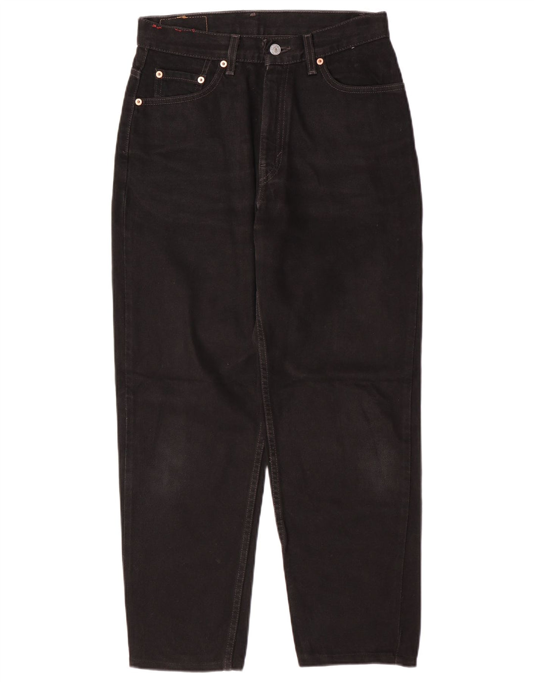 Levi's Dame 512 Højtaljede Slim Straight Jeans US 8 Medium W28 L26 Sort