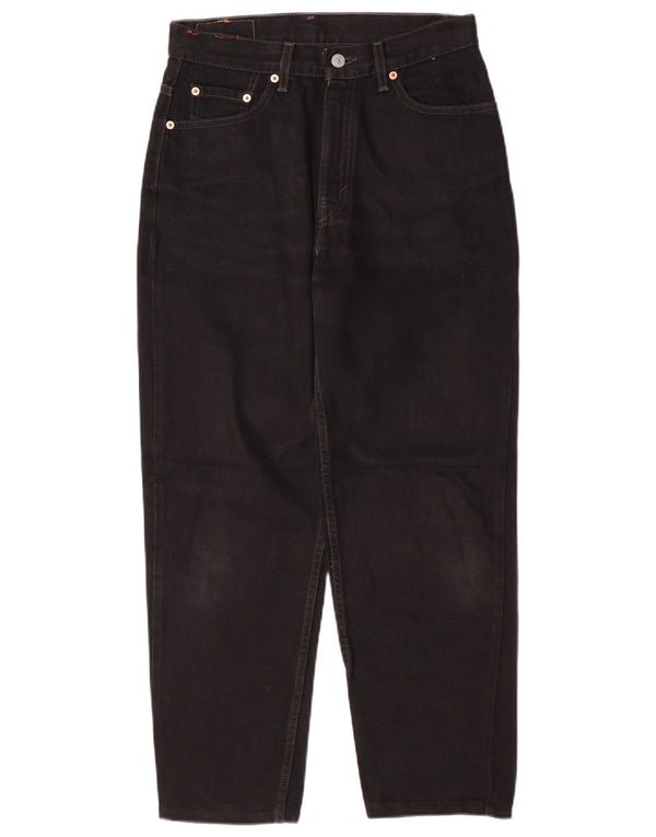 Levi's Dame 512 Højtaljede Slim Straight Jeans US 8 Medium W28 L26 Sort