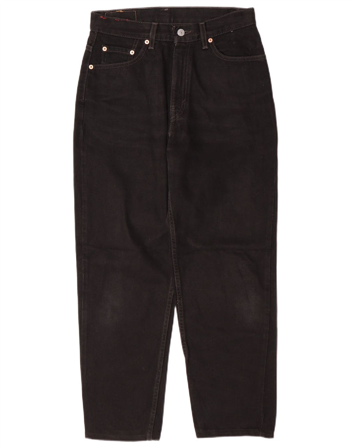 Levi's Dame 512 Højtaljede Slim Straight Jeans US 8 Medium W28 L26 Sort