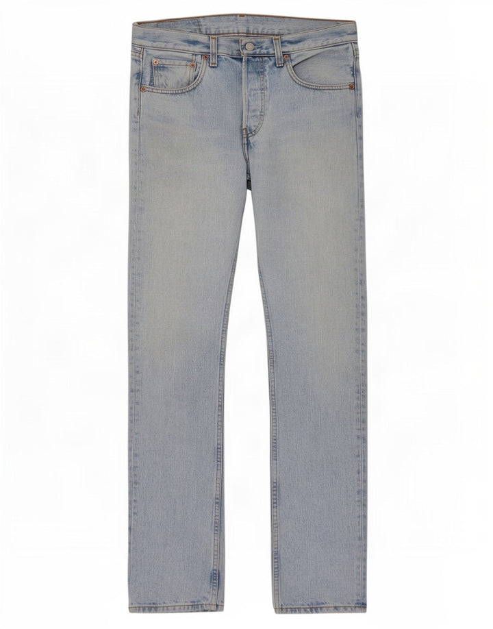 Levi's Herre 513 Straight Jeans W31 L34 Blå