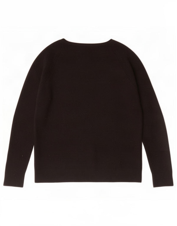 Gap Womens V-hals sweater UK 10 Small Black Nylon