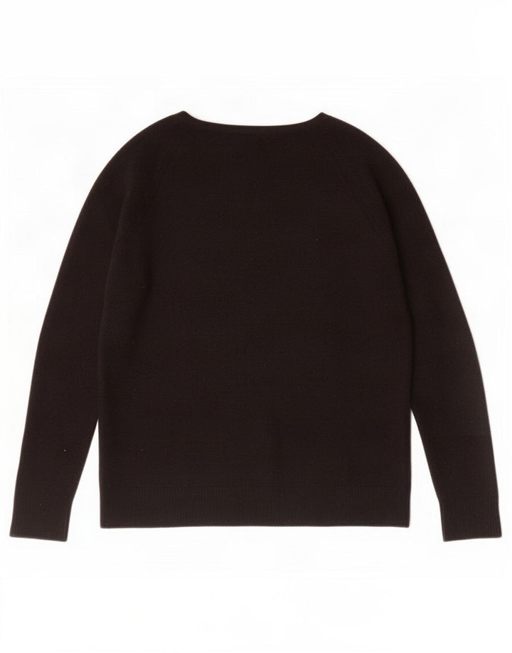 Gap Womens V-hals sweater UK 10 Small Black Nylon