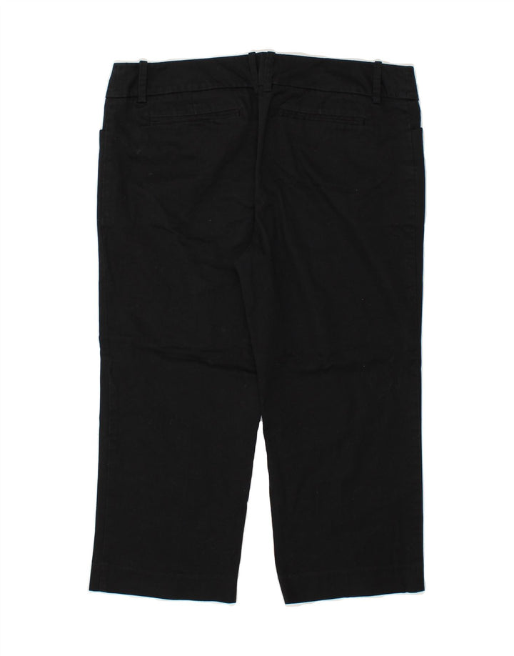 MOSSIMO Womens Capri Trousers US 12 Large W34 L20 Black Cotton | Vintage Mossimo | Thrift | Second-Hand Mossimo | Used Clothing | Messina Hembry 