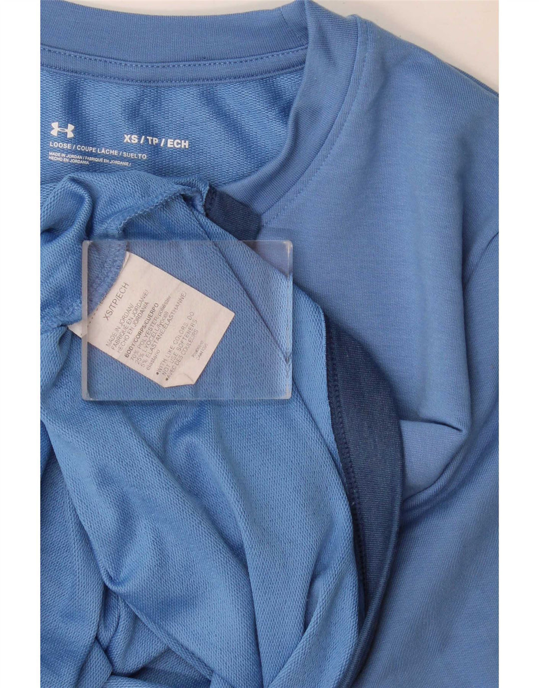 Under Armour Herre Top Langærmet XS Blue Tie Dye Polyester