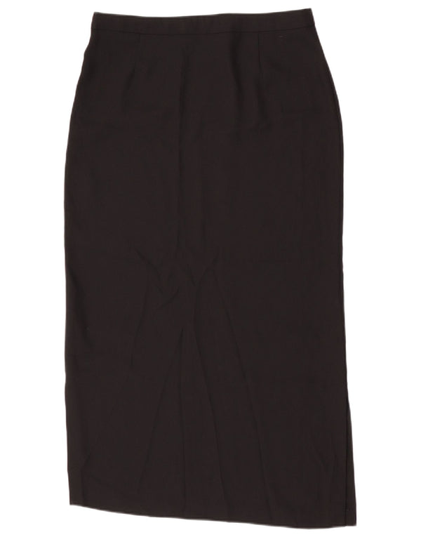 Vintage Womens Midi Skirt W30 Medium  Black