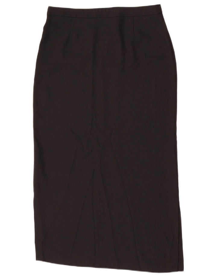 Vintage midi-nederdel til kvinder W30 Medium Black