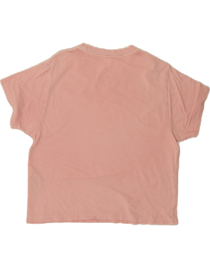 LEVI'S Womens Oversized T-Shirt Top UK 10 Small Pink Cotton Vintage Levi's and Second-Hand Levi's from Messina Hembry 
