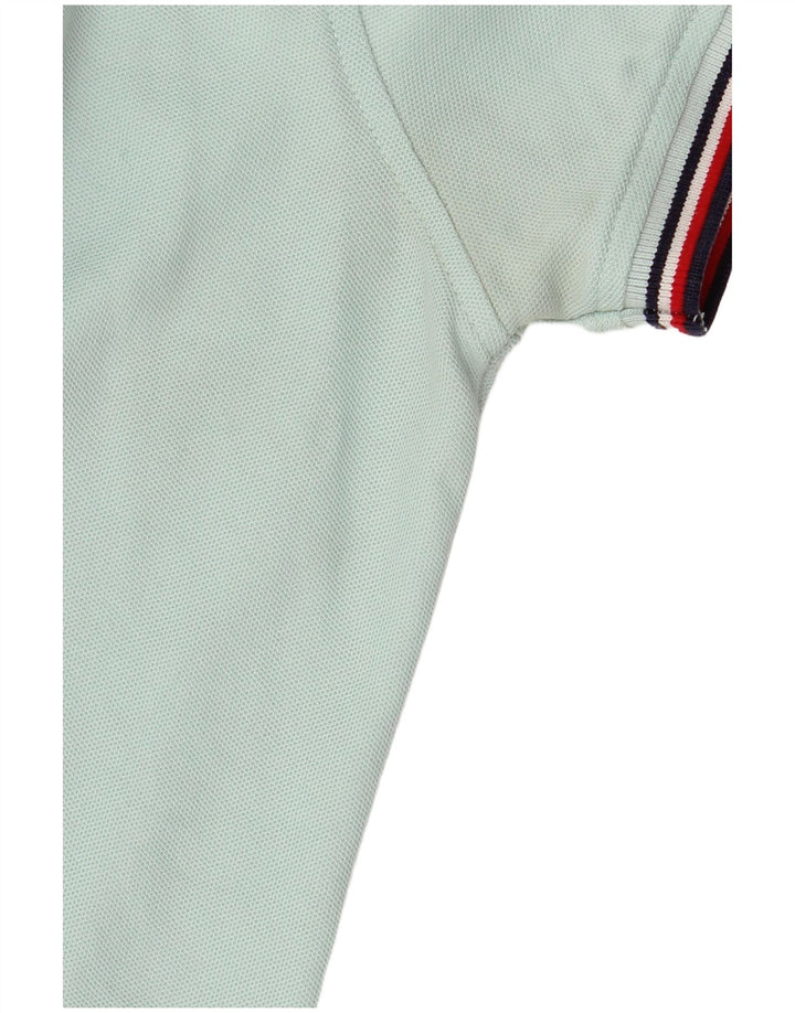 Tommy Hilfiger Herre Regular Fit Polo Shirt Medium Turkis Bomuld