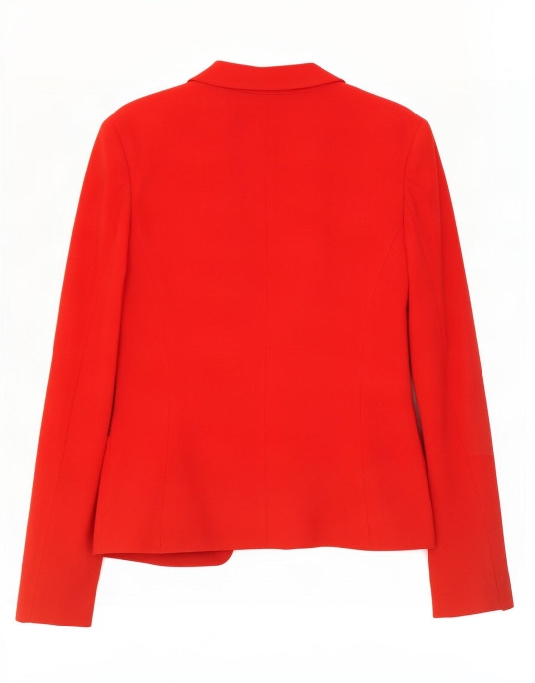 Paola Antonini Dame 1 Knap Blazer Jakke IT 44 Medium Red Acetate