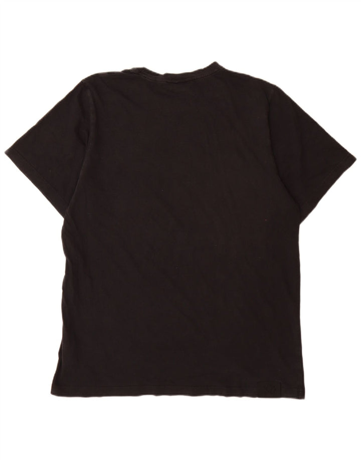 Puma Herre T-Shirt Top Medium Sort Bomuld