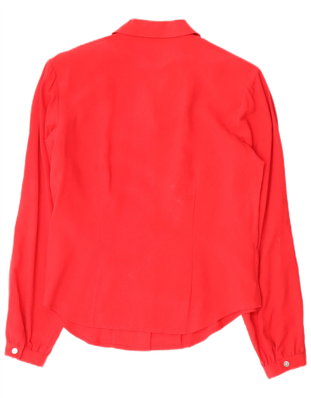 Ballon Dame Skjorte Bluse EU 38 Medium Rød Silke