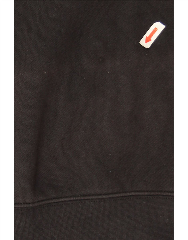 Nike Womens Crop Oversized Sweatshirt Jumper UK 14 Medium Sort Bomuld
