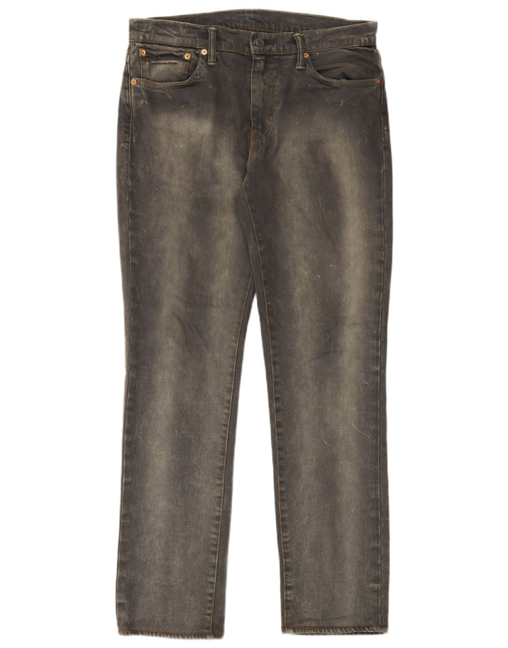 Levi's Herre 511 Slim Jeans W33 L34 Grå Bomuld