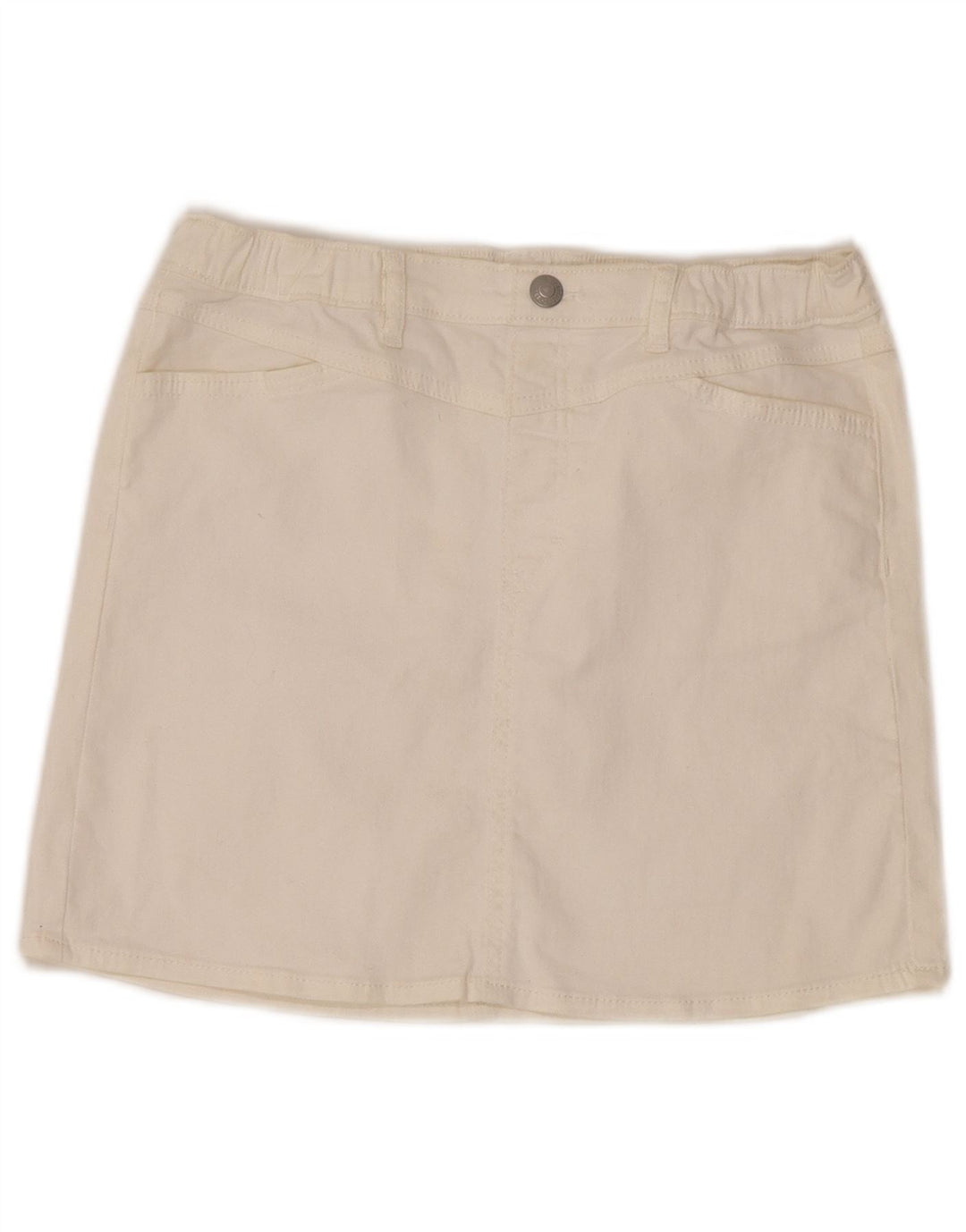 Levi's højtaljede denimnederdel W30 Medium White