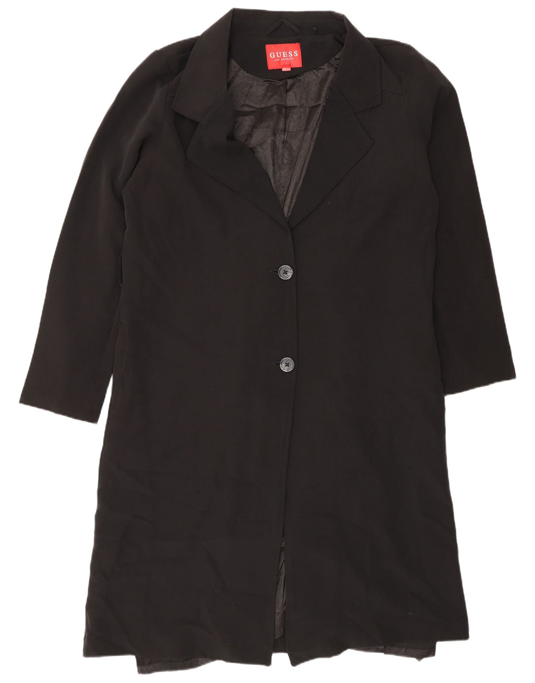 Guess Dame Overfrakke UK 18 XL Sort Polyester
