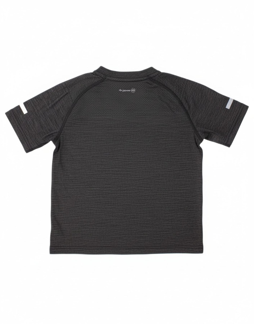 RUSSELL ATHLETIC Boys Dri-Power T-Shirt Top 7-8 Years Medium Grey Flecked
