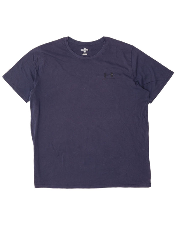 Under Armour Herre T-Shirt Top 2XL Navy Blue