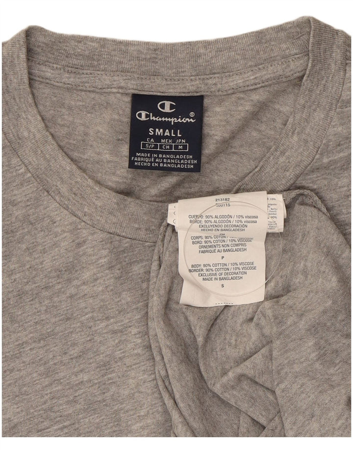 Champion herre T-shirt top lille grå bomuld