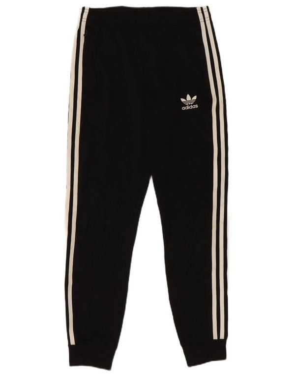 Adidas Drenge Træningsdragt Bukser Joggers 11-12 År Sort Polyester