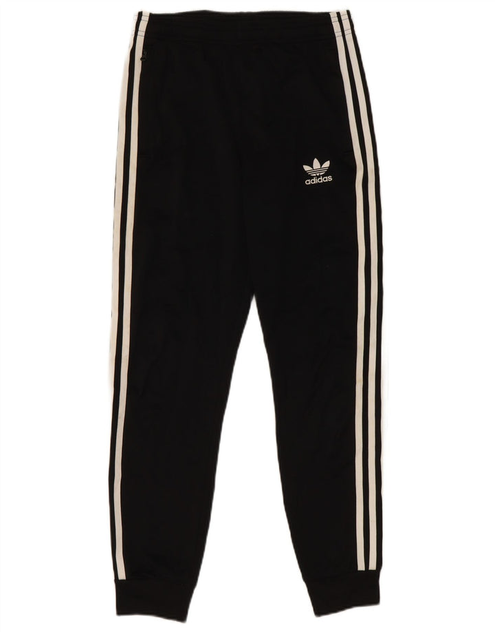 Adidas Drenge Træningsdragt Bukser Joggers 11-12 År Sort Polyester