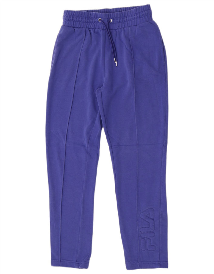 Fila Graphic Tracksuit Bukser til kvinder UK 10 Small Purple