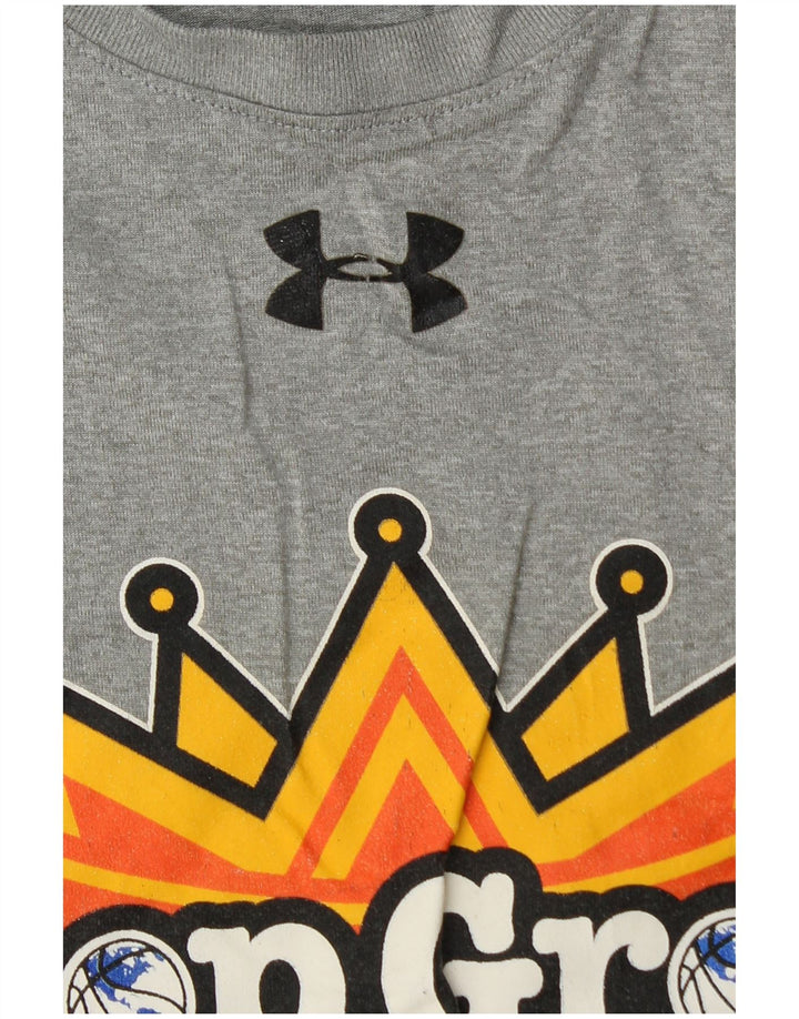 Under Armour Herre Grafisk T-Shirt Top Stor Grå