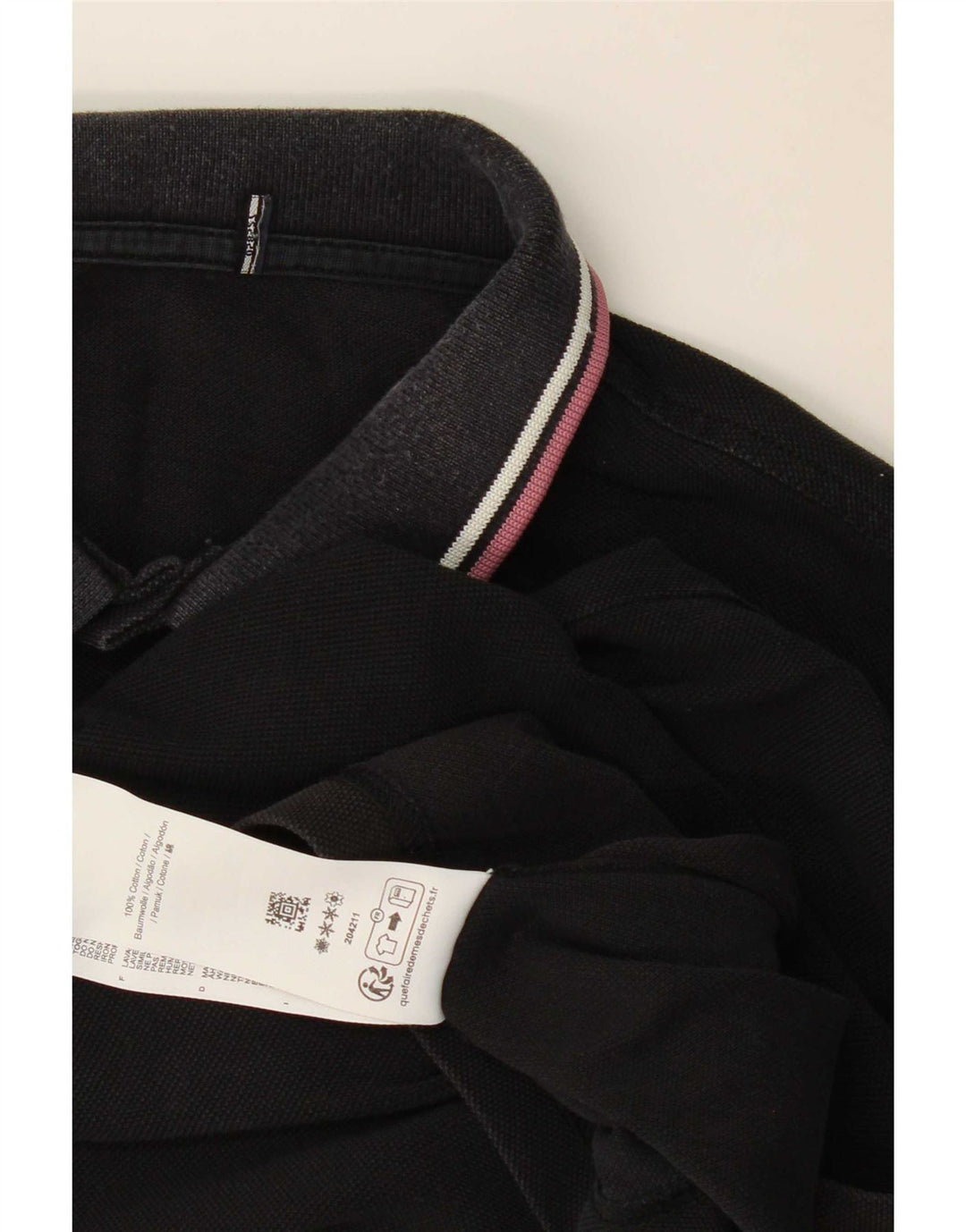 Fred Perry Herre poloshirt Medium Sort bomuld