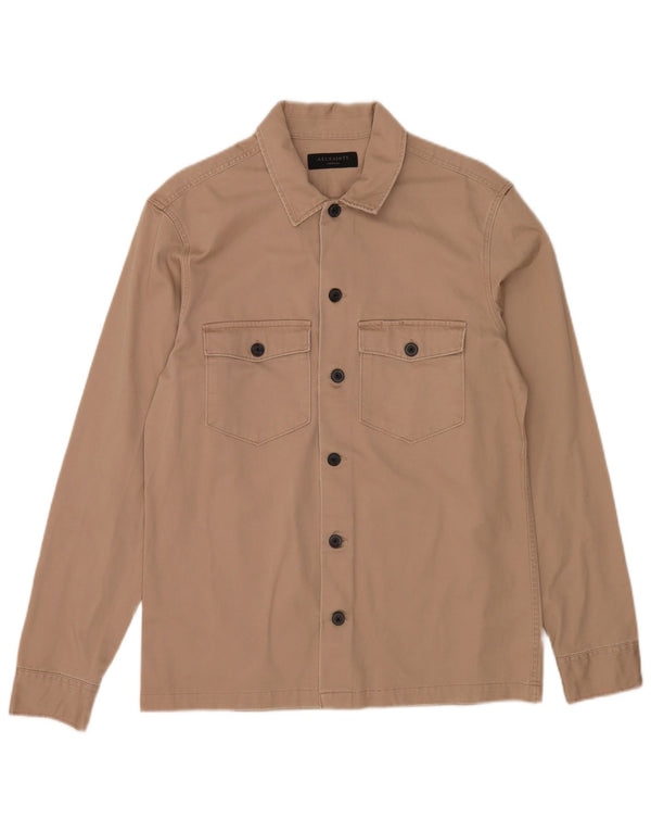 All Saints Herreskjorte Medium Beige Bomuld