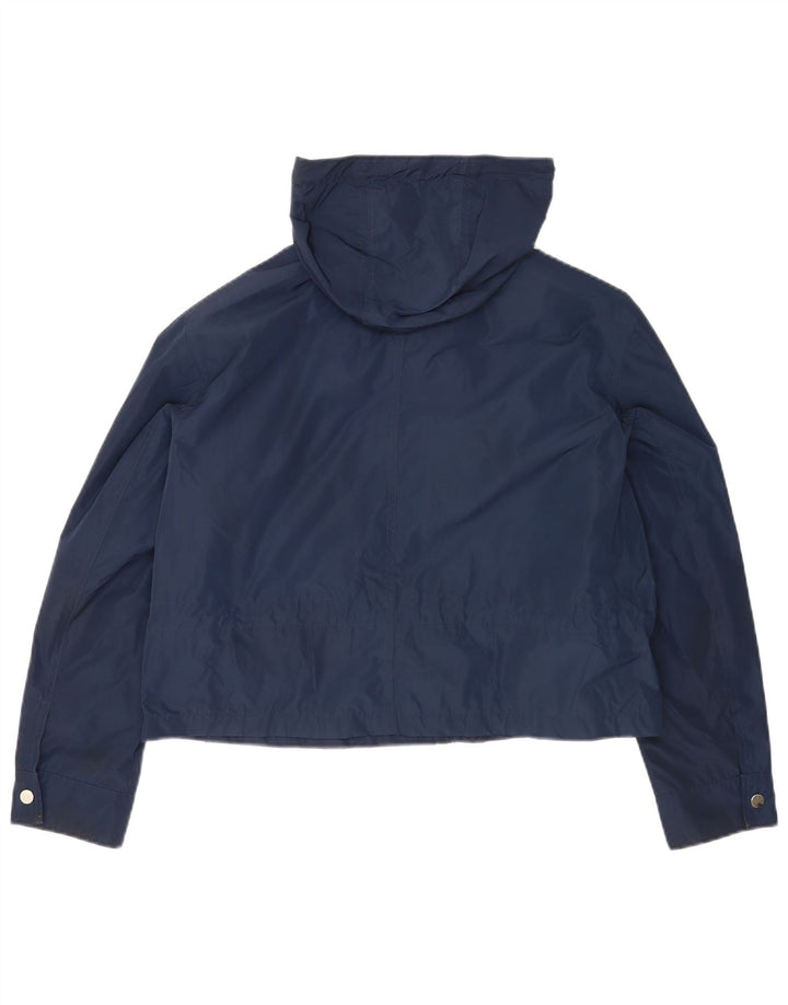 Marks & Spencer, hættebomberjakke til kvinder, UK 12 Medium Navy Blue