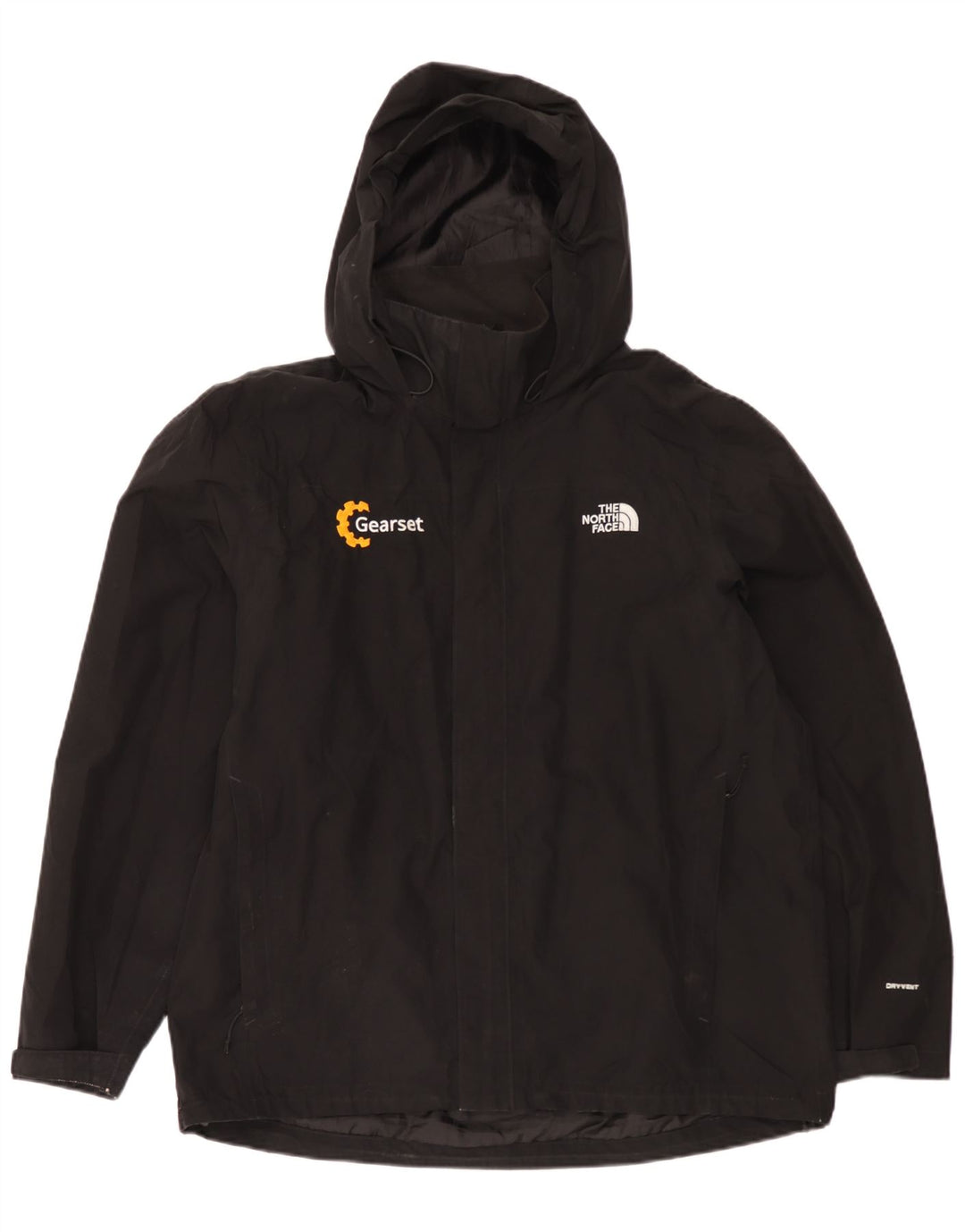 The North Face Regnjakke med hætte til mænd UK 42 XL Sort Polyester