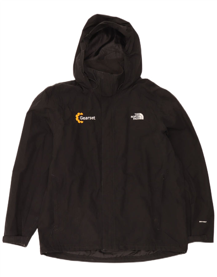 The North Face Regnjakke med hætte til mænd UK 42 XL Sort Polyester