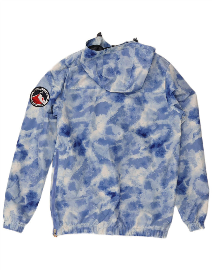 Ellesse Herre Hættetrøje Regnjakke UK 36 Small Blue Tie Dye Polyester